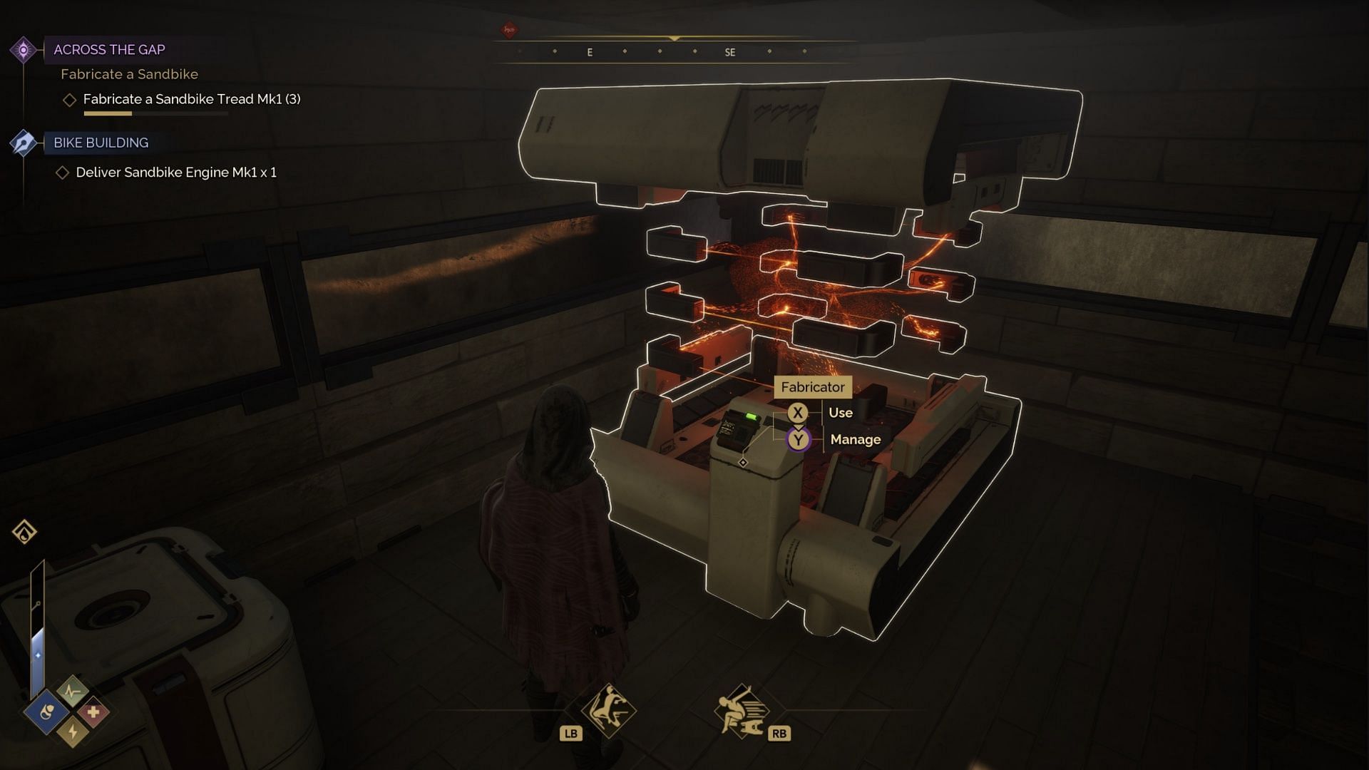 Pack light, but make the essentials: clothes, boots, motorcycle, gun, and cutteray (Image via Funcom)